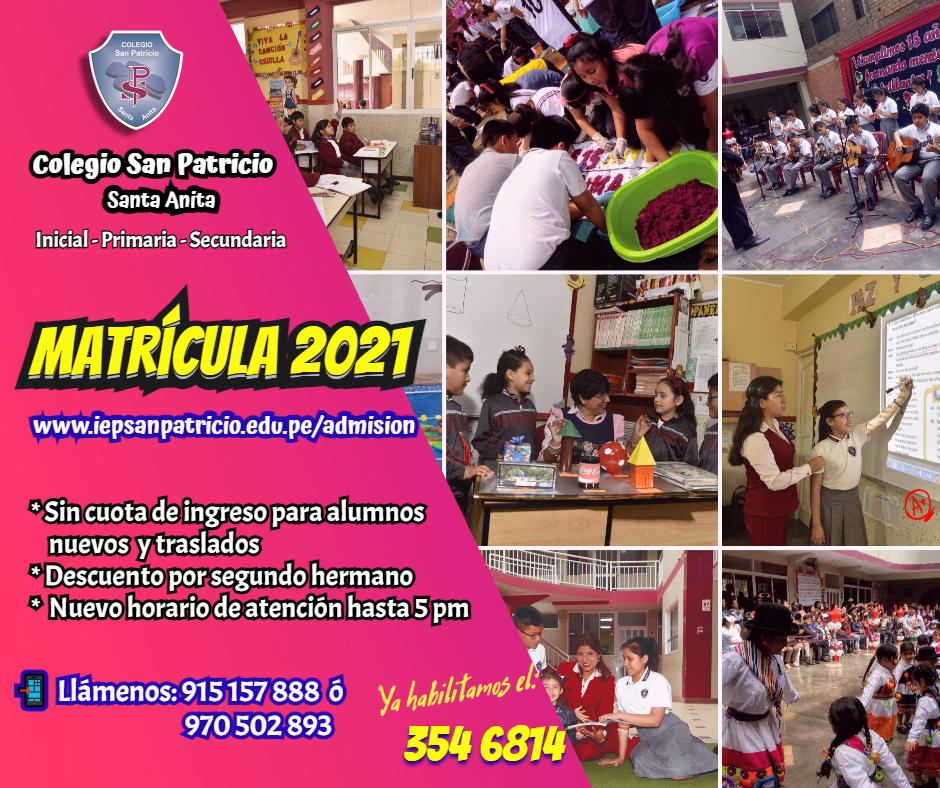 Proceso De AdmisiÓn Colegio San Patricio